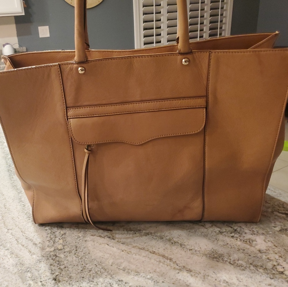 Rebecca Minkoff M.A.B. tan leather Tote